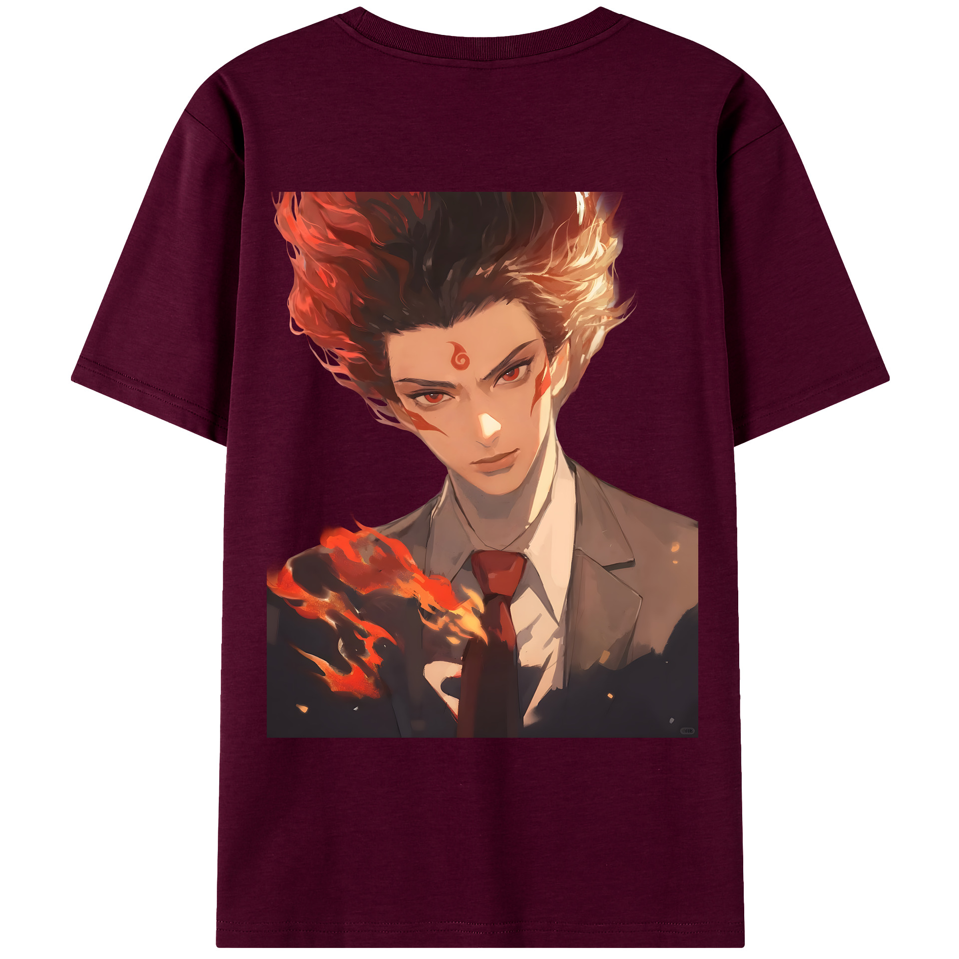 （画像用） Ne Zha 2 ナタ 魔童の大暴れ レディース半袖Tシャツ(バックプリント)